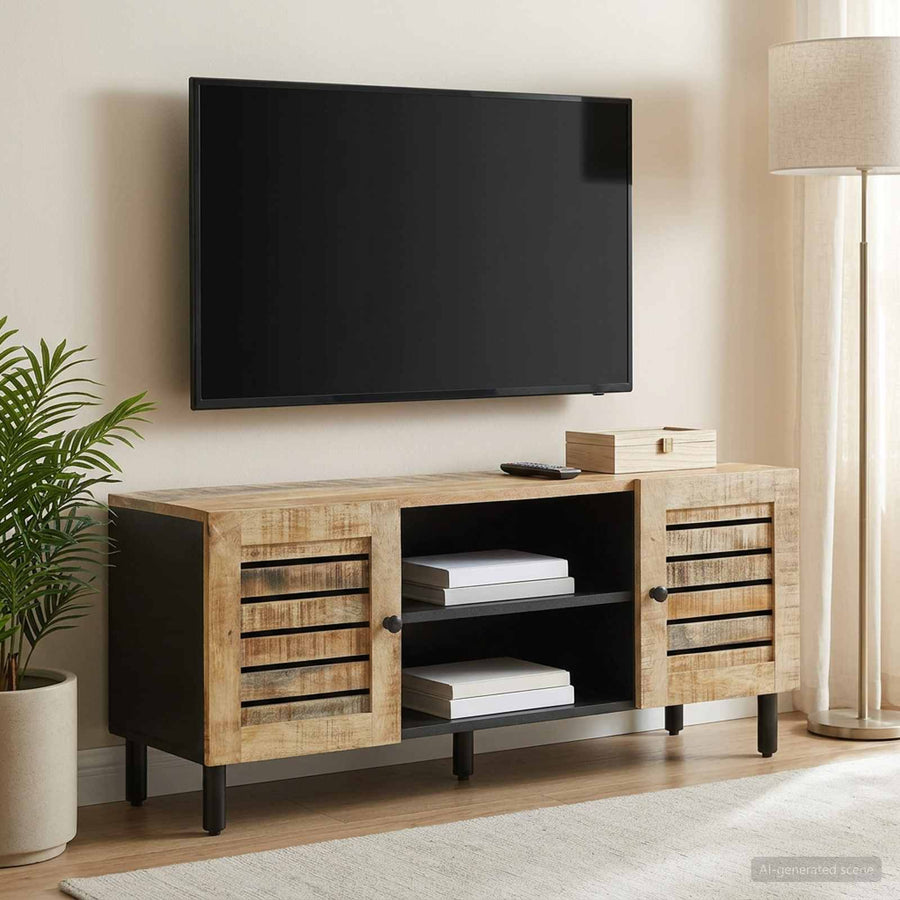 Opslagkasten Naturel 105 x 33 x 46 cm Massief Mango Hout