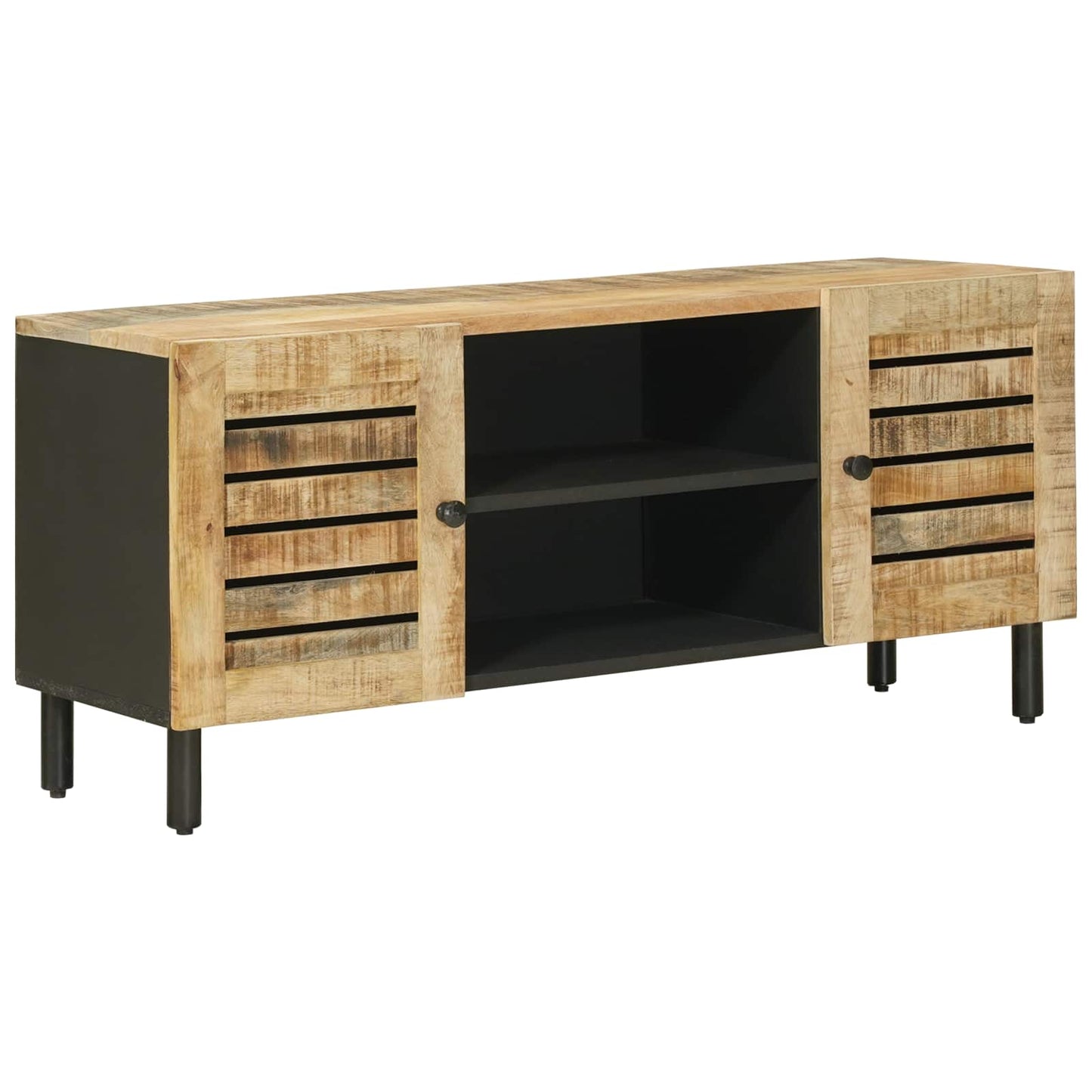 Opslagkasten Naturel 105 x 33 x 46 cm Massief Mango Hout
