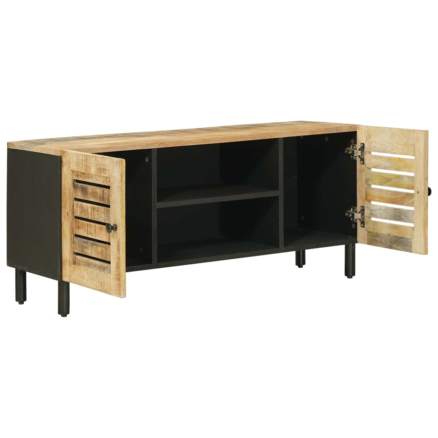 Opslagkasten Naturel 105 x 33 x 46 cm Massief Mango Hout