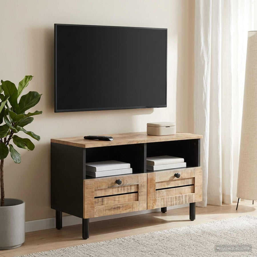 Opslagkasten Naturel 70 x 33 x 46 cm Massief Mango Hout