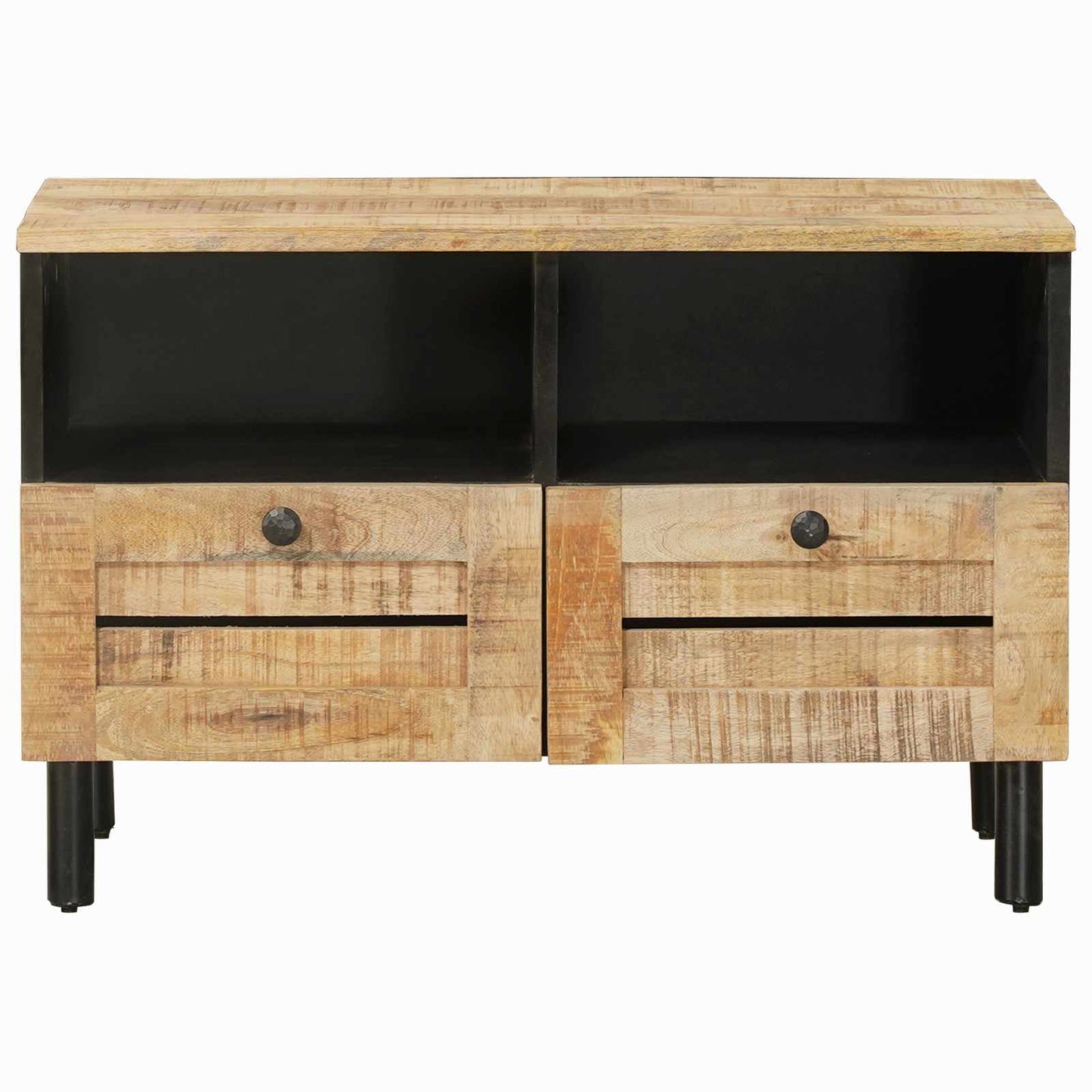 Opslagkasten Naturel 70 x 33 x 46 cm Massief Mango Hout