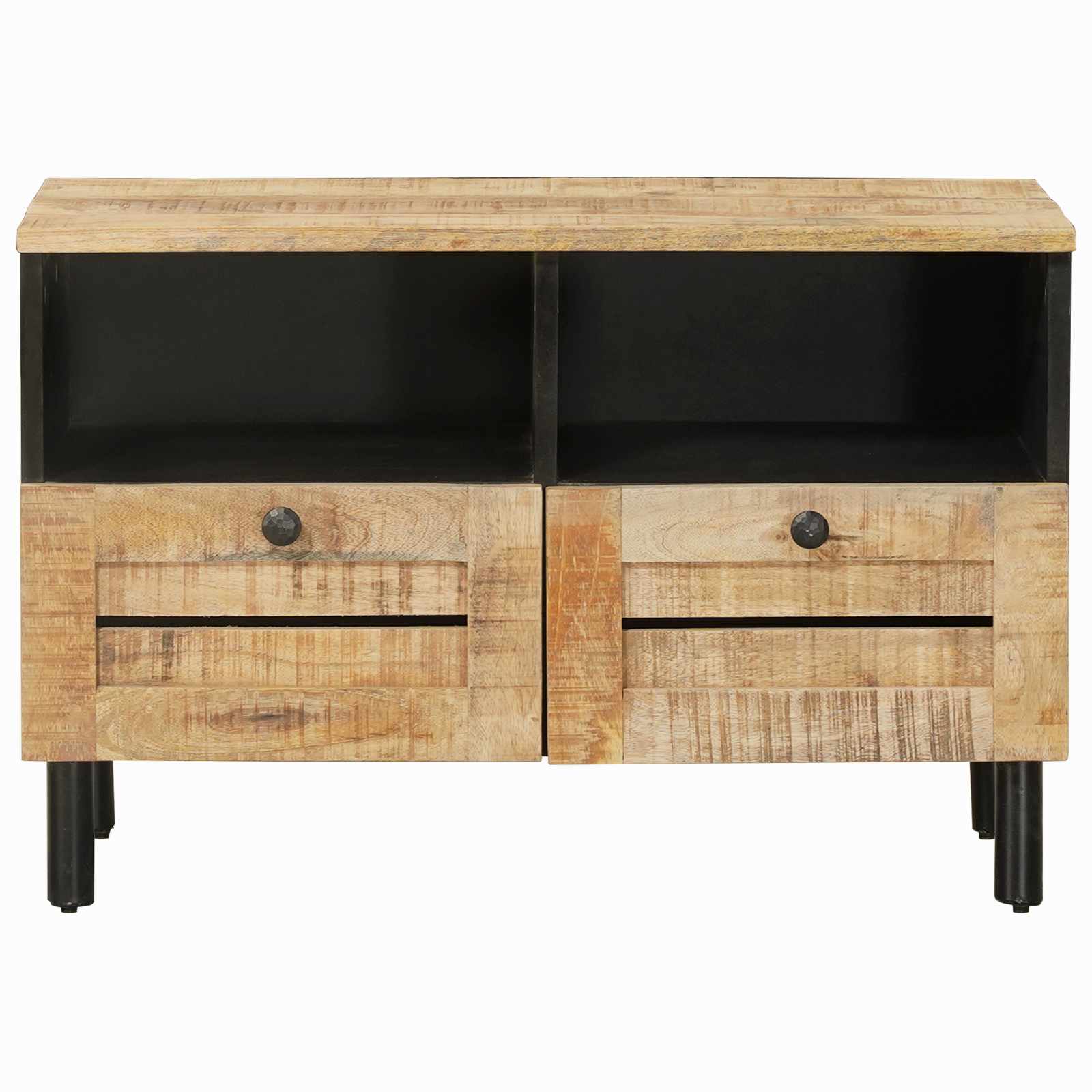 Opslagkasten Naturel 70 x 33 x 46 cm Massief Mango Hout