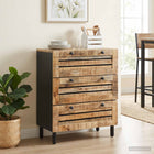 Dressoir 60x33x75 cm massief mangohout