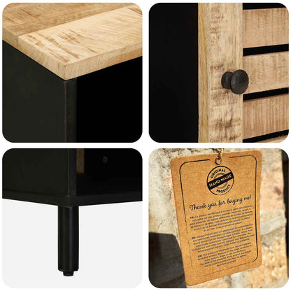 Salontafel Naturel 80 x 50 x 40 cm Massief Mango Hout