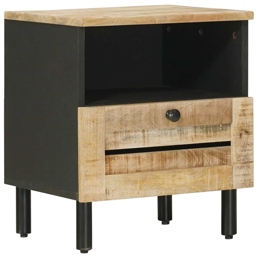 Nachtkastje Naturel 40 x 33 x 46 cm Massief Mango Hout
