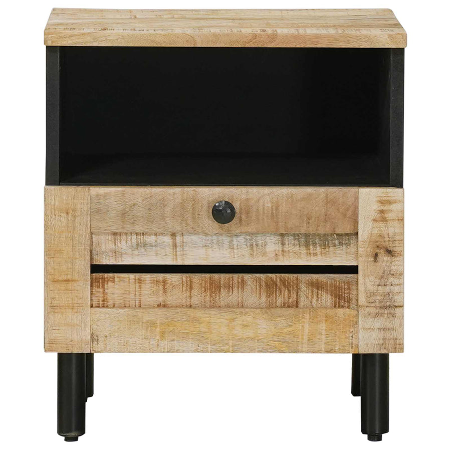Nachtkastje Naturel 40 x 33 x 46 cm Massief Mango Hout
