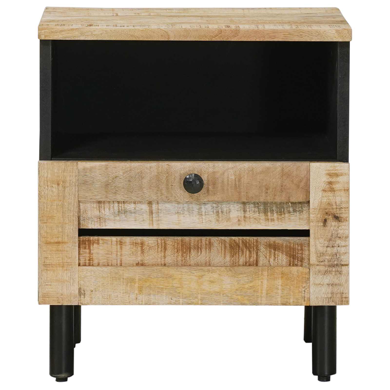 Nachtkastje 2 pcs Bruin 40 x 33 x 46 cm Massief Mango Hout