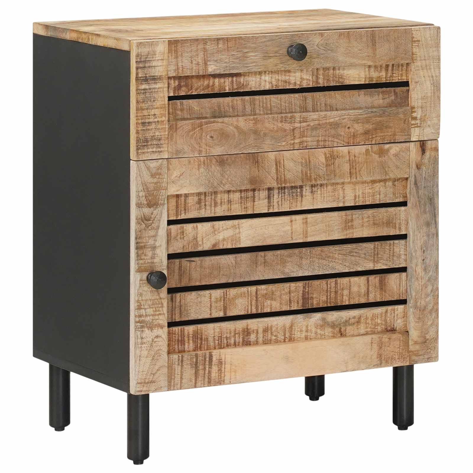 Nachtkastje Naturel 50 x 33 x 60 cm Massief Mango Hout