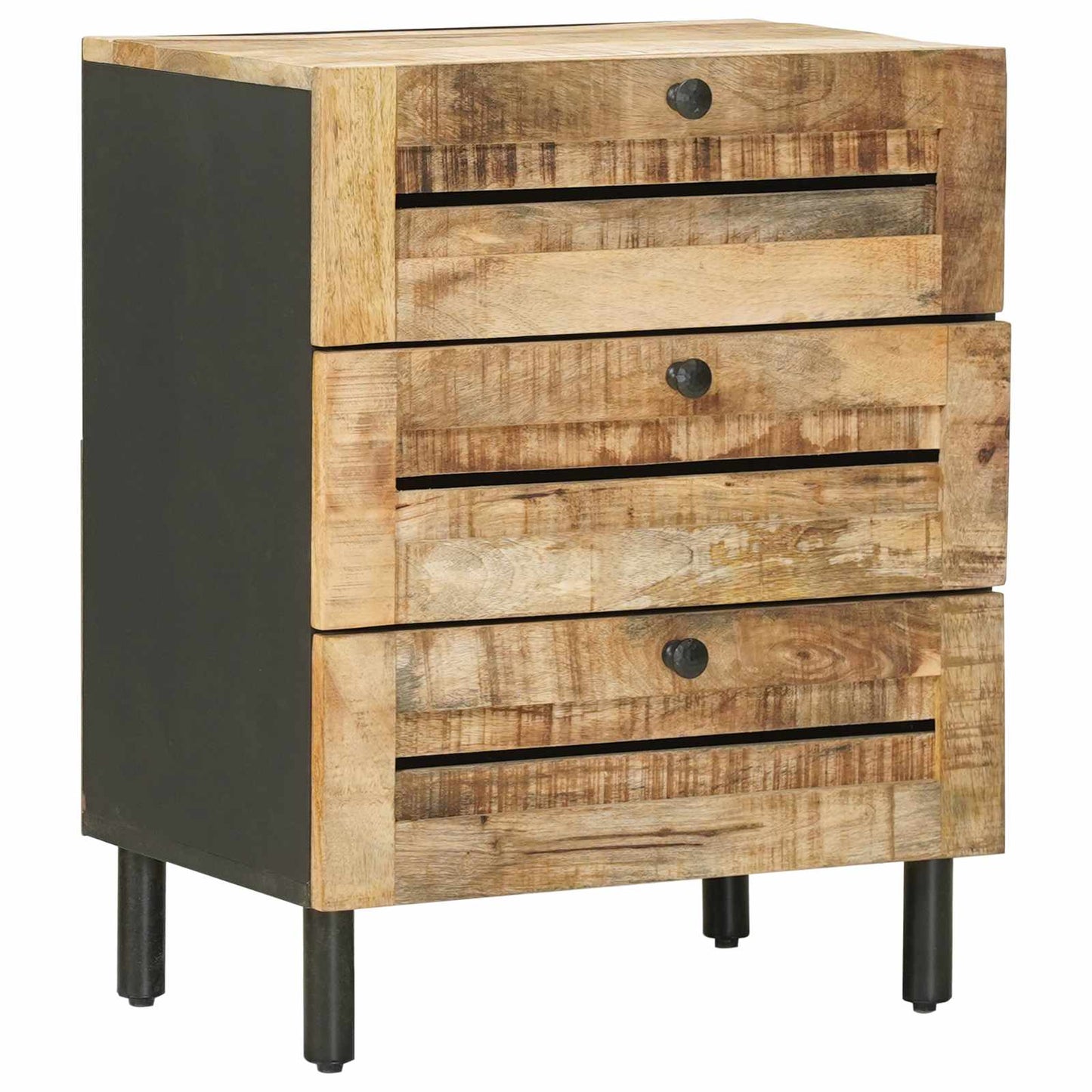 Nachtkastje Naturel 50 x 33 x 62 cm Massief Mango Hout