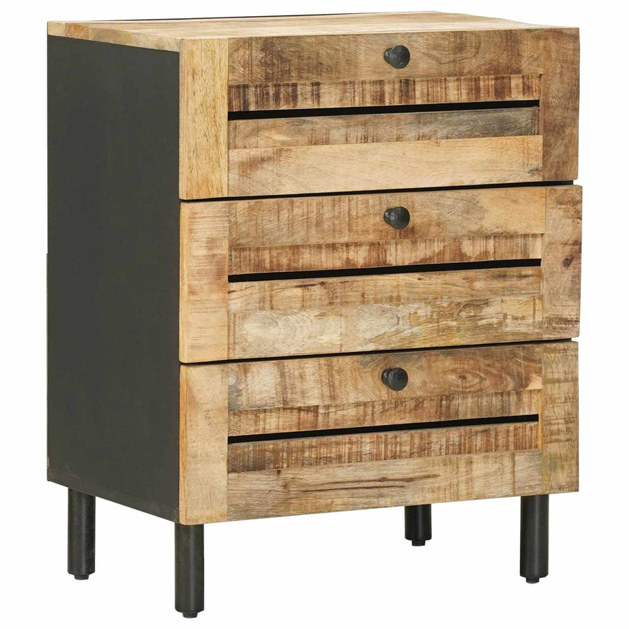 Nachtkastje Naturel 50 x 33 x 62 cm Massief Mango Hout