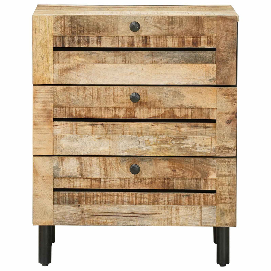 Nachtkastje Naturel 50 x 33 x 62 cm Massief Mango Hout