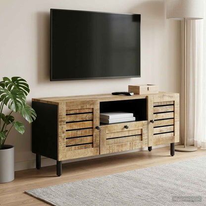 Opslagkasten Naturel 105 x 33 x 46 cm Massief Mango Hout