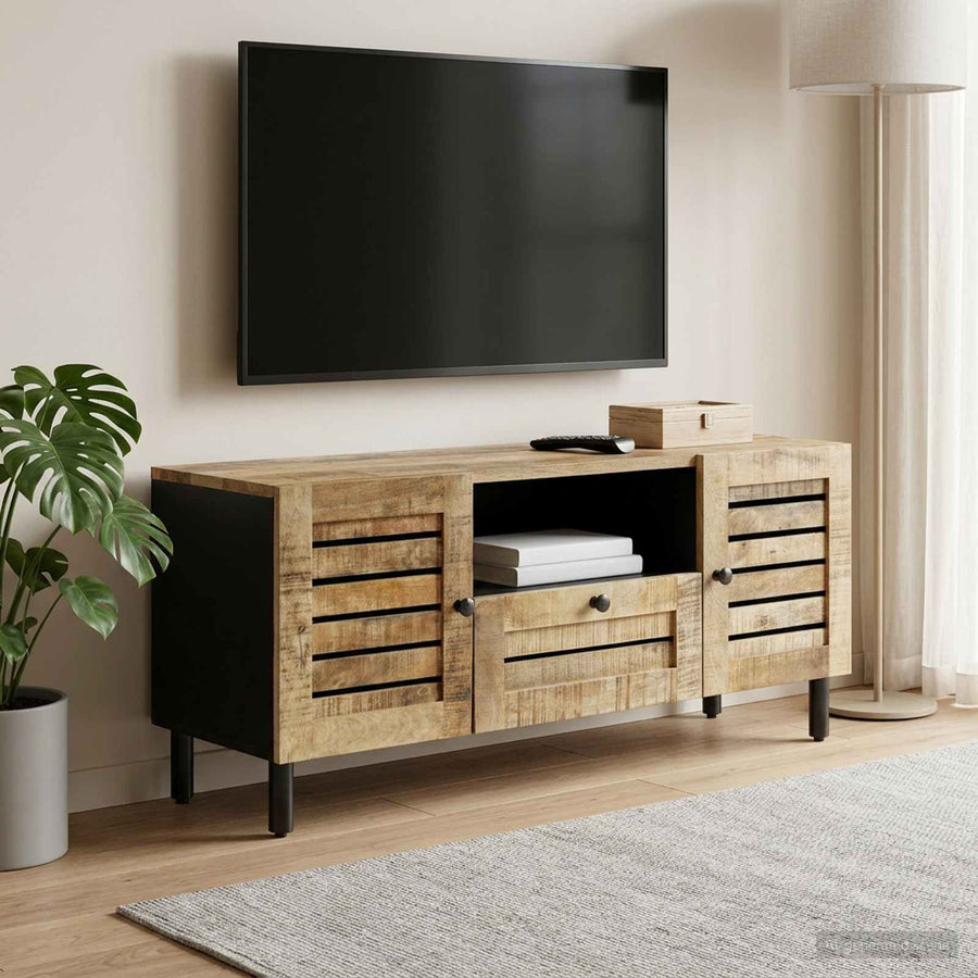 Opslagkasten Naturel 105 x 33 x 46 cm Massief Mango Hout