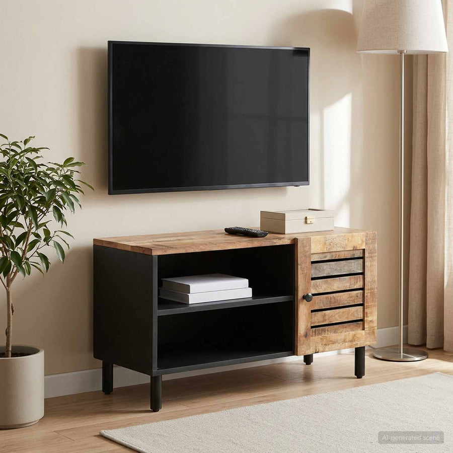 Opslagkasten Naturel 80 x 33 x 46 cm Massief Mango Hout
