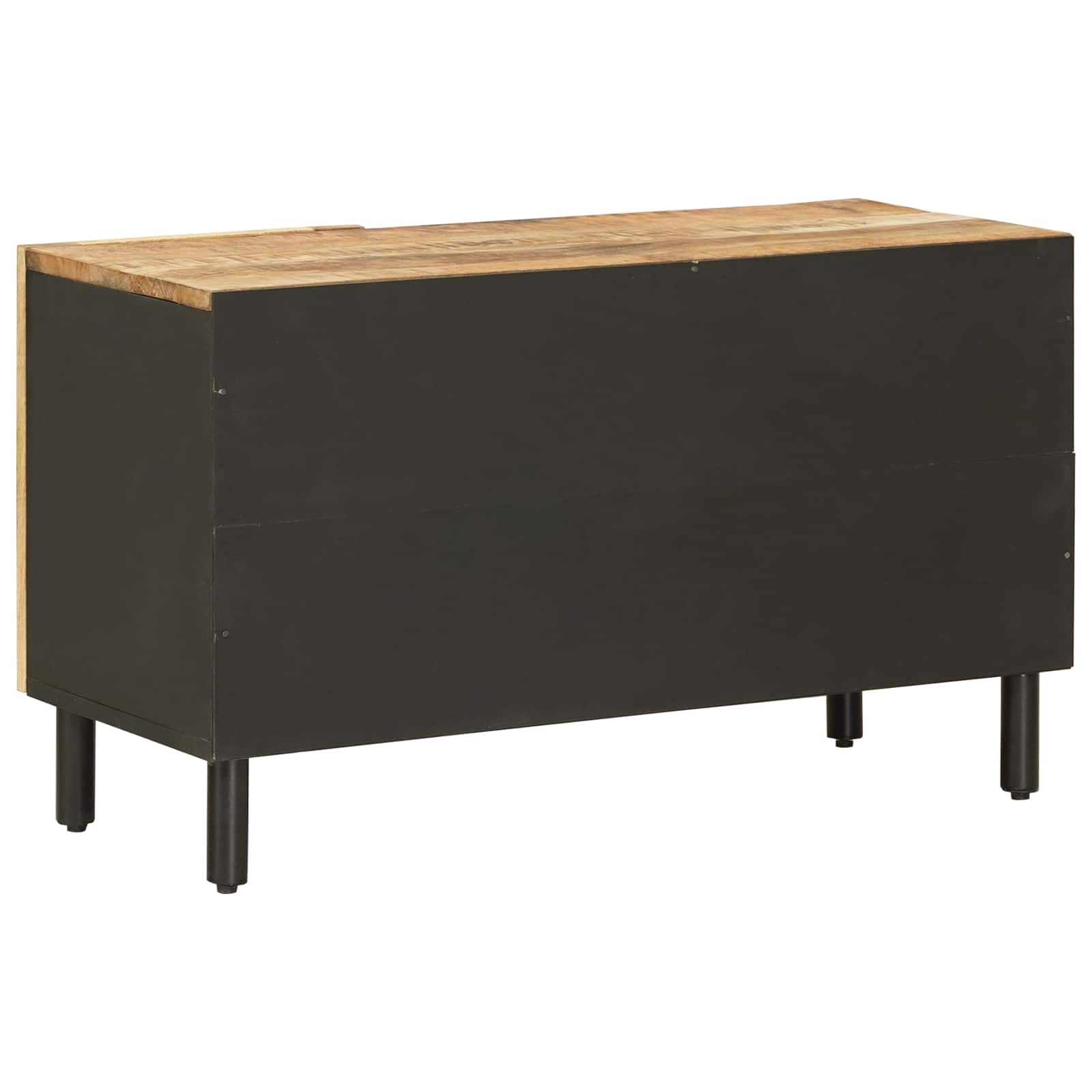 Opslagkasten Naturel 80 x 33 x 46 cm Massief Mango Hout