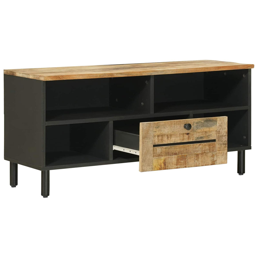 Opslagkasten Naturel 100 x 33 x 46 cm Massief Mango Hout