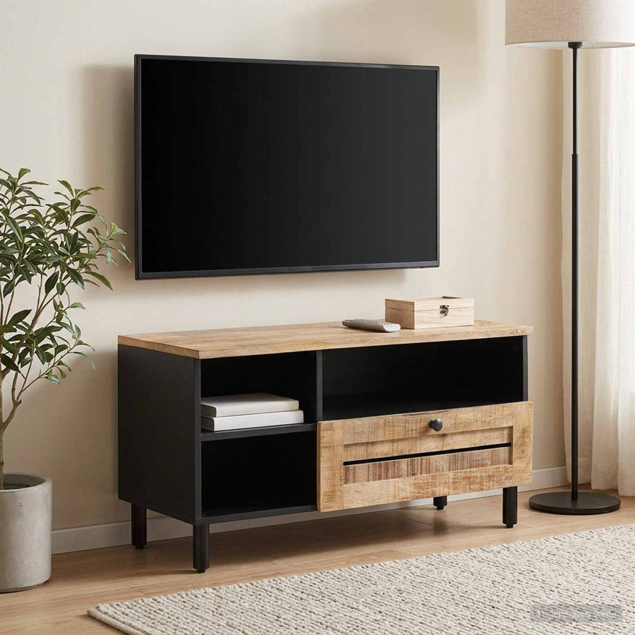 Opslagkasten Bruin 80 x 33,5 x 46 cm Massief Mango Hout