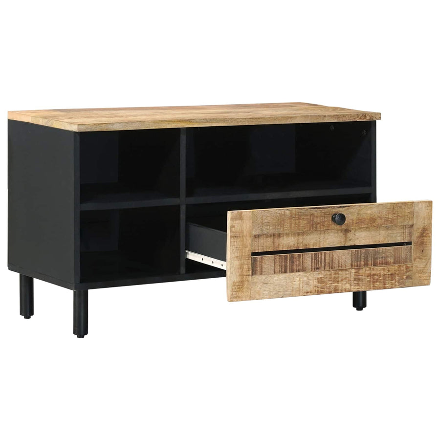 Opslagkasten Bruin 80 x 33,5 x 46 cm Massief Mango Hout