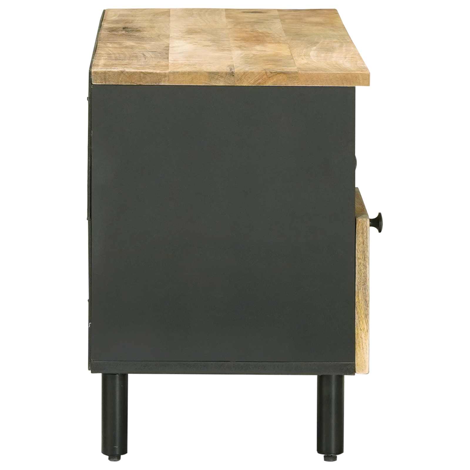 Opslagkasten Naturel 100 x 33 x 46 cm Massief Mango Hout