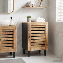 Badkamerkast met opslag Bruin en zwart 38 x 33,5 x 58 cm