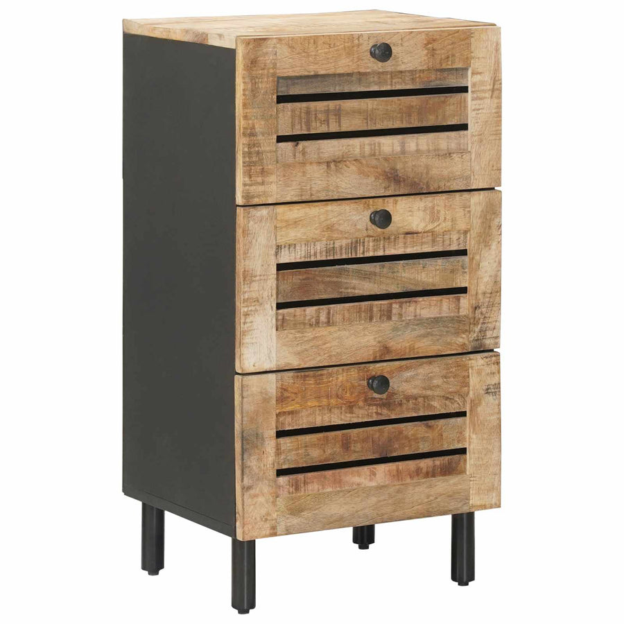 Opslagkasten Naturel 40 x 33 x 75 cm Massief Mango Hout