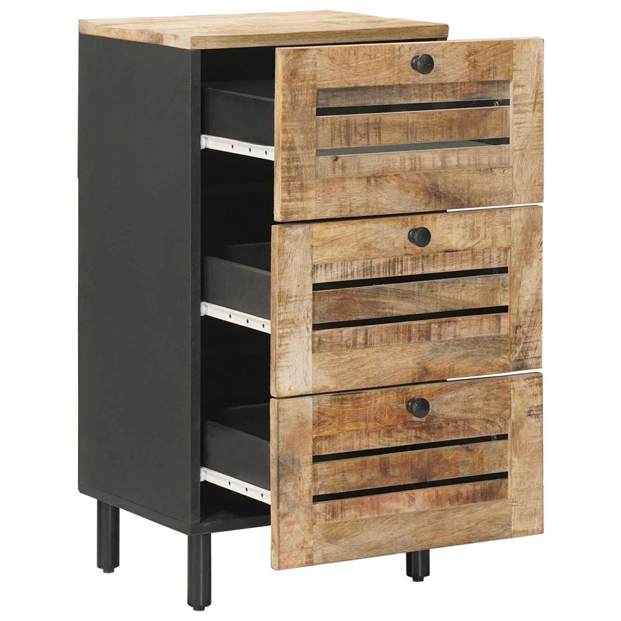 Opslagkasten Naturel 40 x 33 x 75 cm Massief Mango Hout