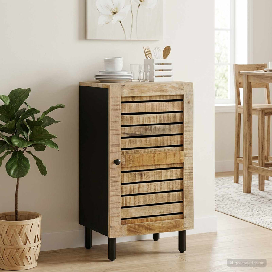 Opbergkast Naturel 40 x 33 x 75 cm Massief Mango Hout
