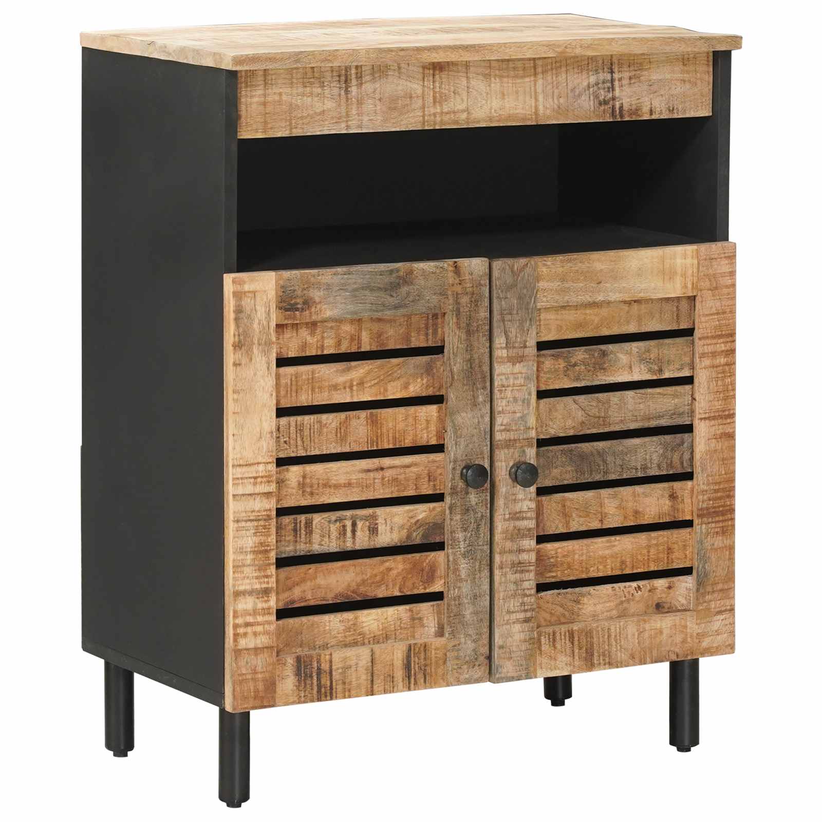 Opslagkasten Naturel 60 x 33 x 75 cm Massief Mango Hout