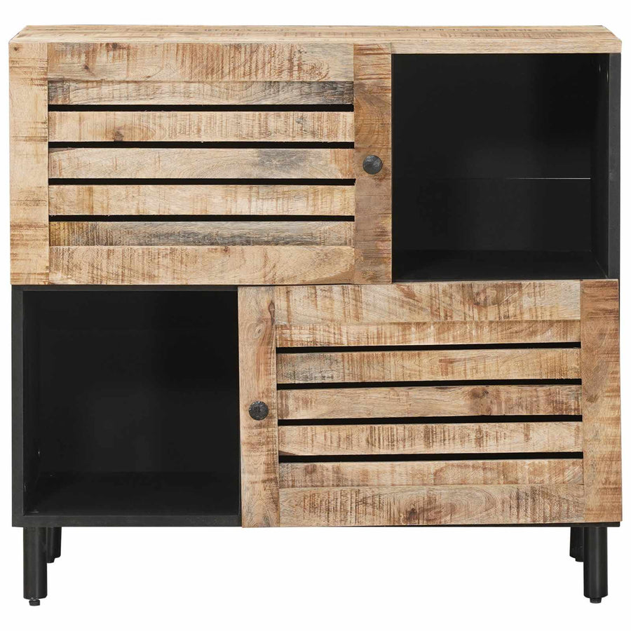 Opslagkasten Bruin 80 x 33,5 x 75 cm Massief Mango Hout