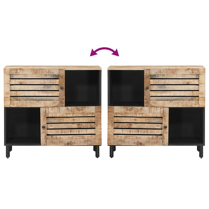 Opslagkasten Bruin 80 x 33,5 x 75 cm Massief Mango Hout