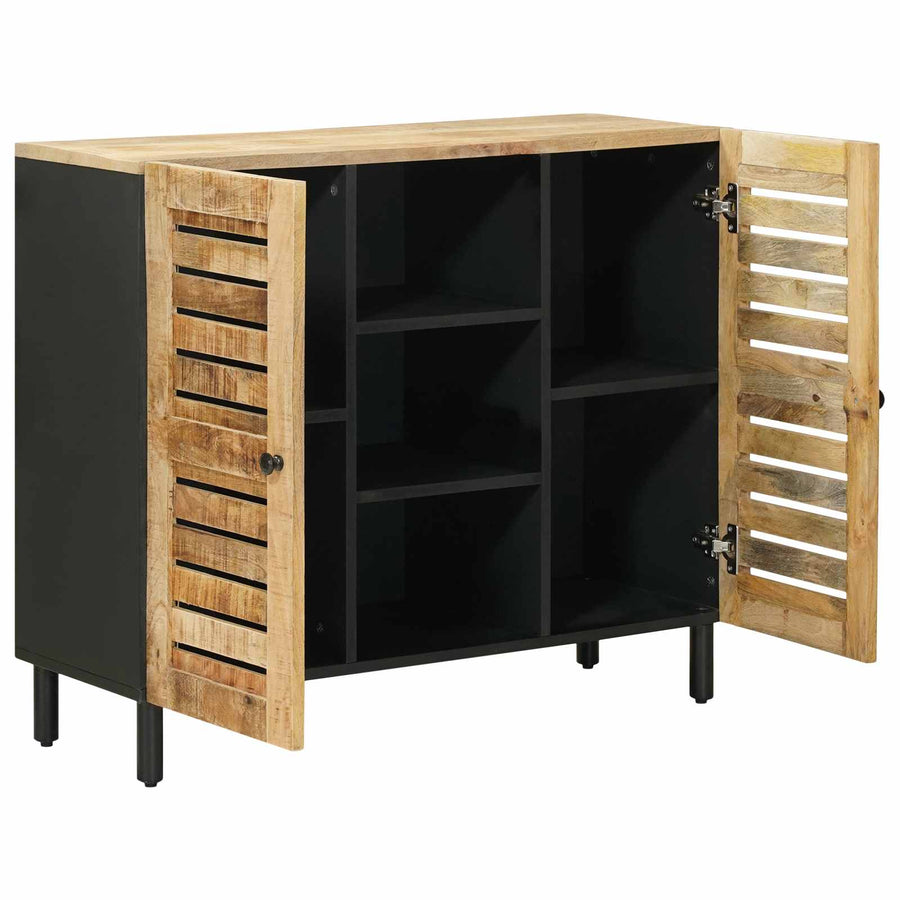 Opslagkasten Naturel 90 x 33 x 75 cm Massief Mango Hout
