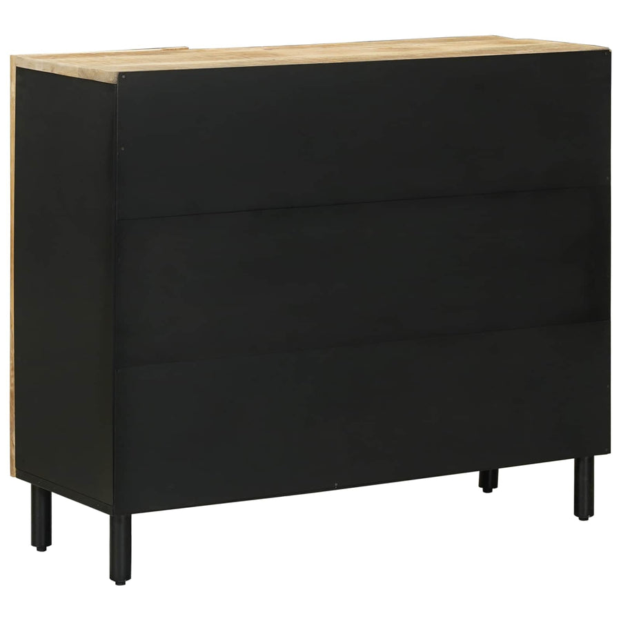 Opslagkasten Naturel 90 x 33 x 75 cm Massief Mango Hout