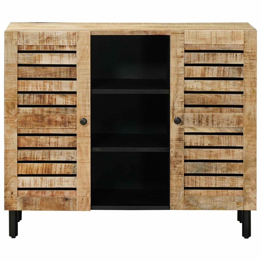 Opslagkasten Naturel 90 x 33 x 75 cm Massief Mango Hout