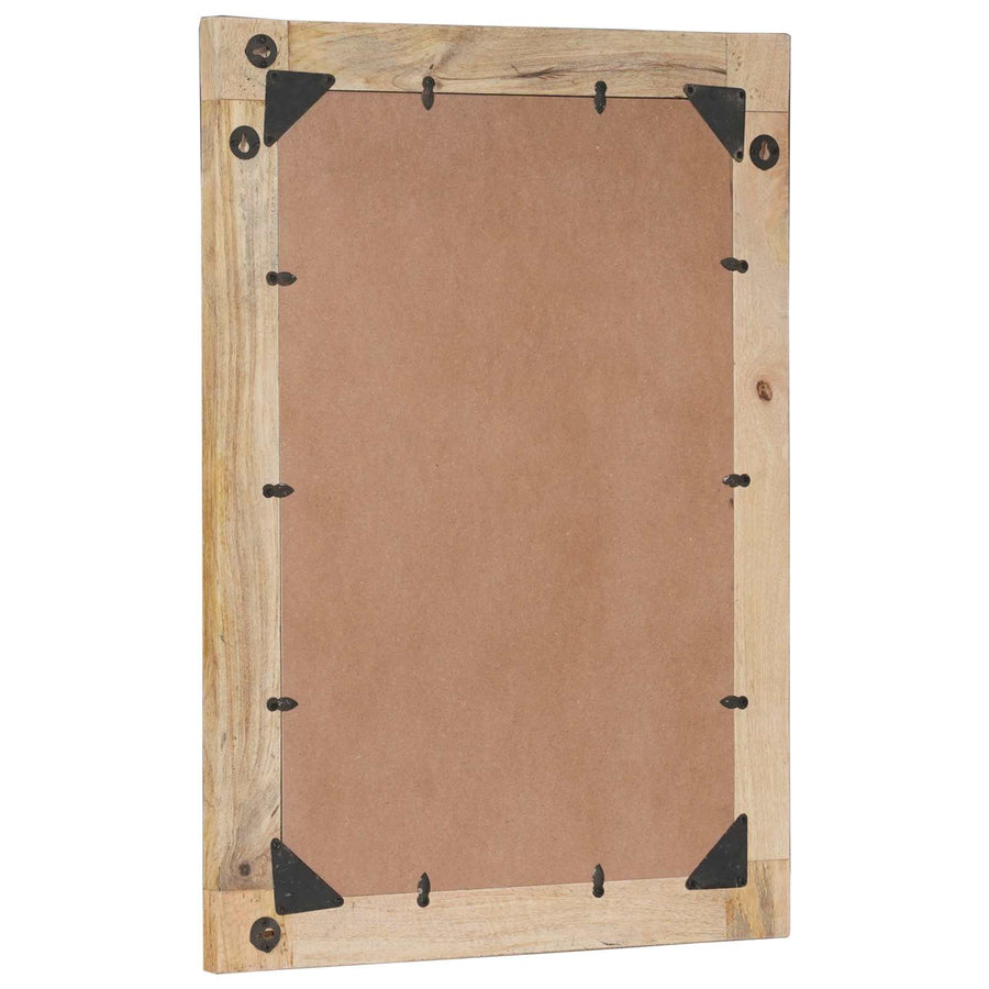 Spiegel Wandgemonteerd Bruin en zwart 70 x 50 x 3 cm Glas