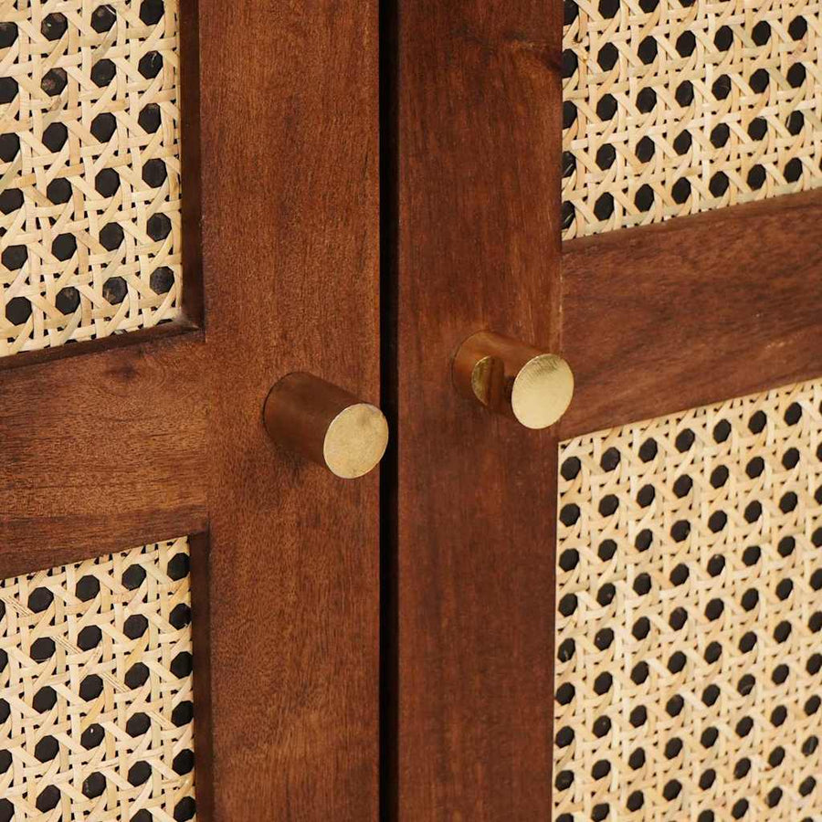 Dressoir Bruin 60 x 33 x 75 cm Massief Mango Hout