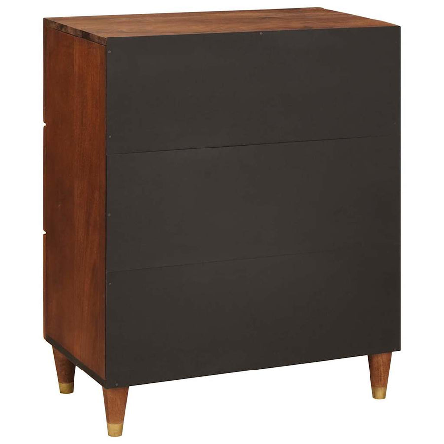 Dressoir Bruin 60 X 33 X 75 Cm Massief Mango Hout