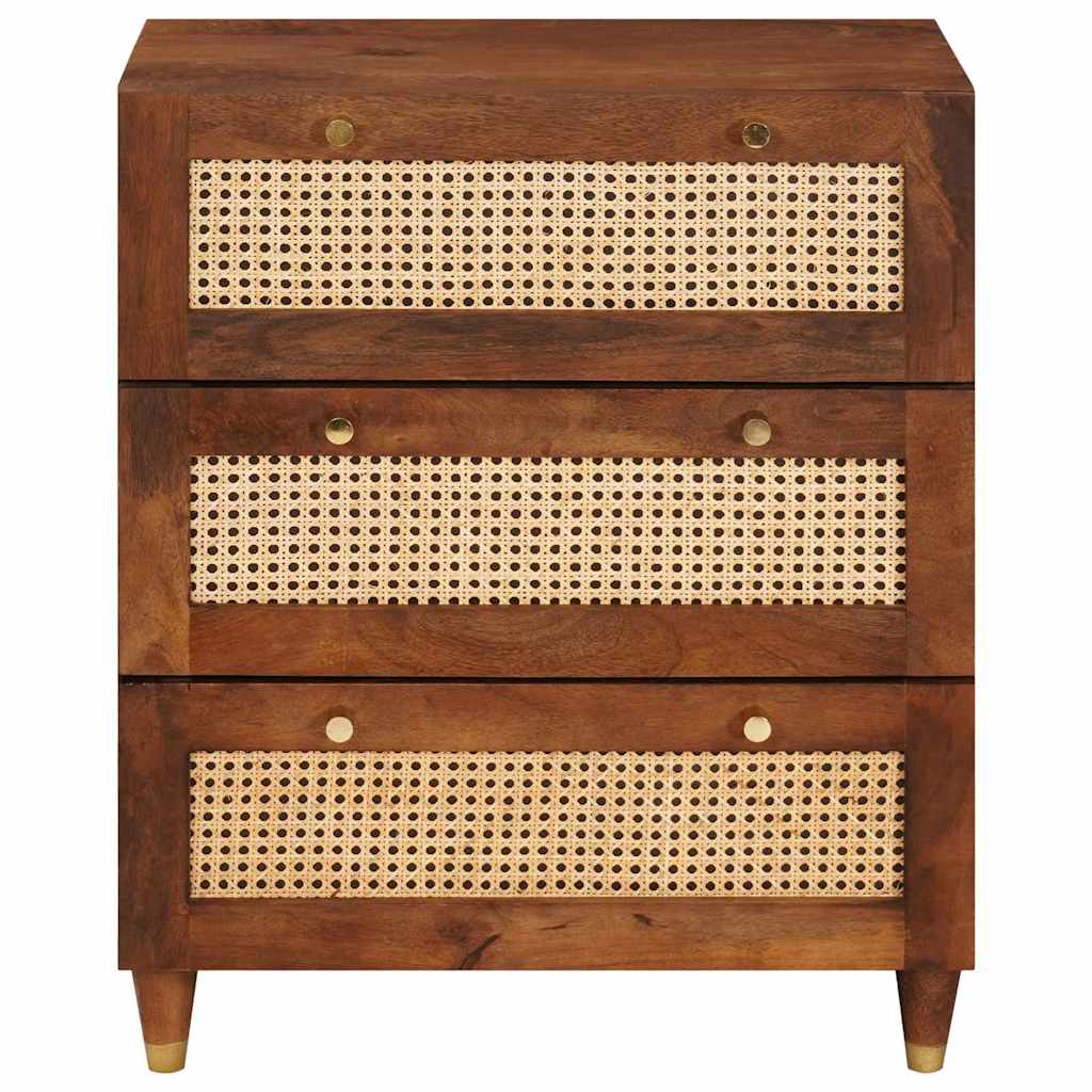 Dressoir Bruin 60 X 33 X 75 Cm Massief Mango Hout