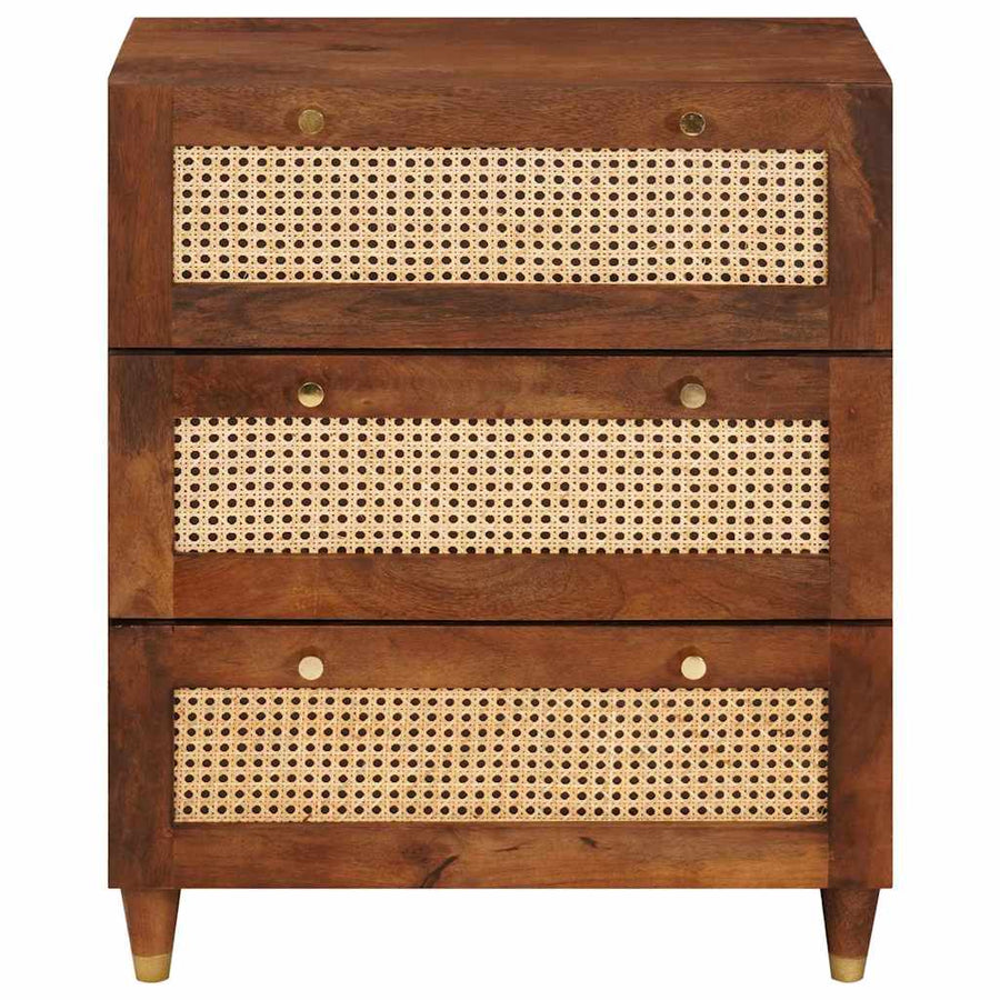 Dressoir Bruin 60 X 33 X 75 Cm Massief Mango Hout