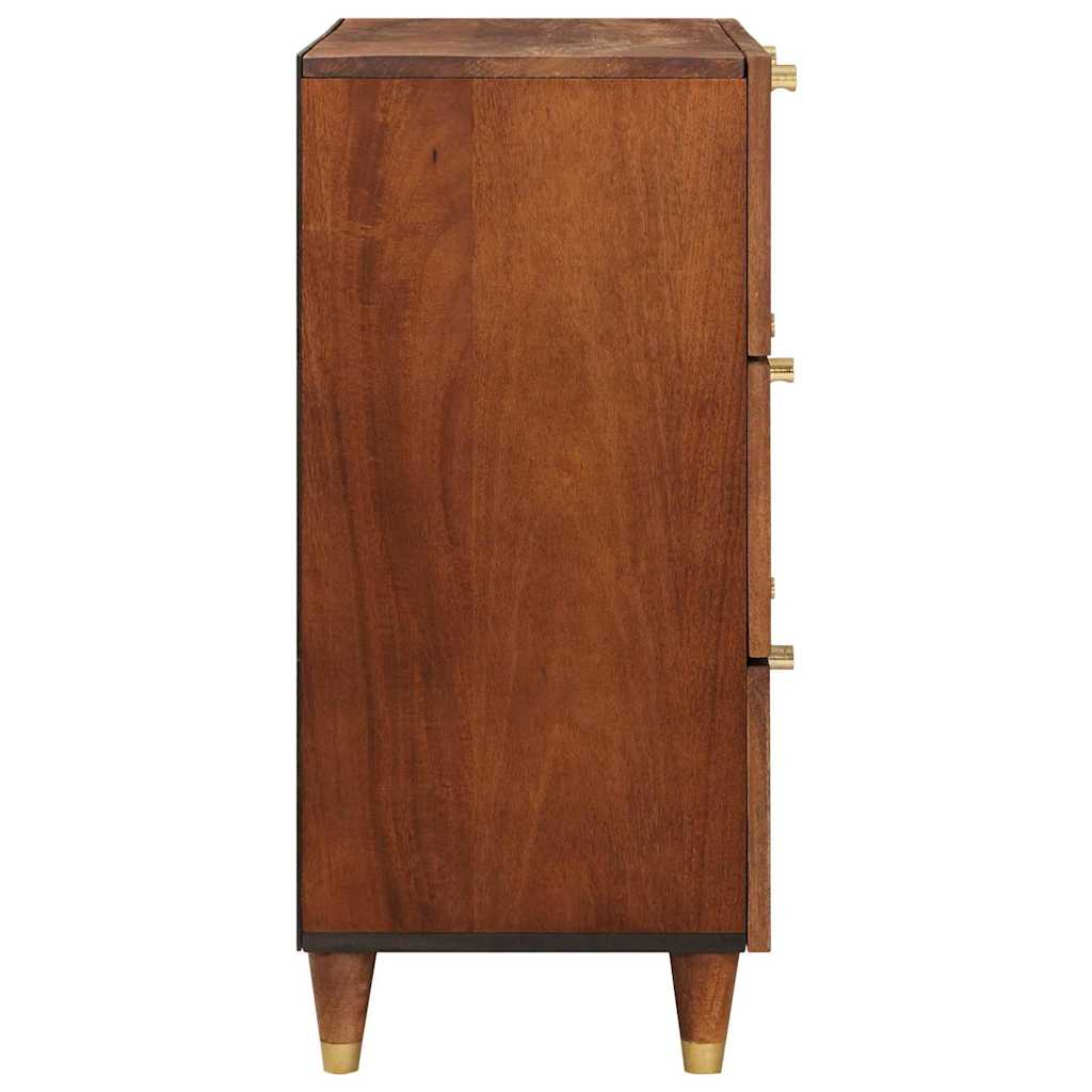 Dressoir Bruin 60 X 33 X 75 Cm Massief Mango Hout