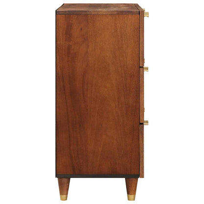 Dressoir Bruin 60 X 33 X 75 Cm Massief Mango Hout
