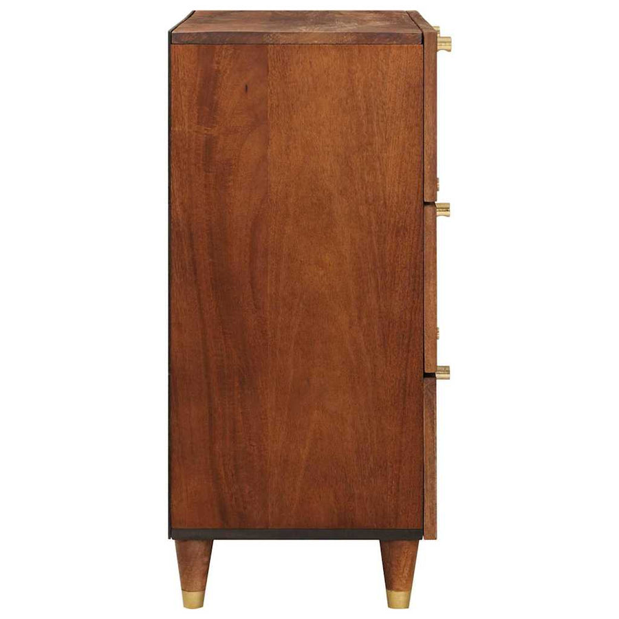 Dressoir Bruin 60 X 33 X 75 Cm Massief Mango Hout