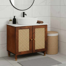 Wastafelkast met plank Bruin 62 x 33 x 58 cm Bewerkt hout
