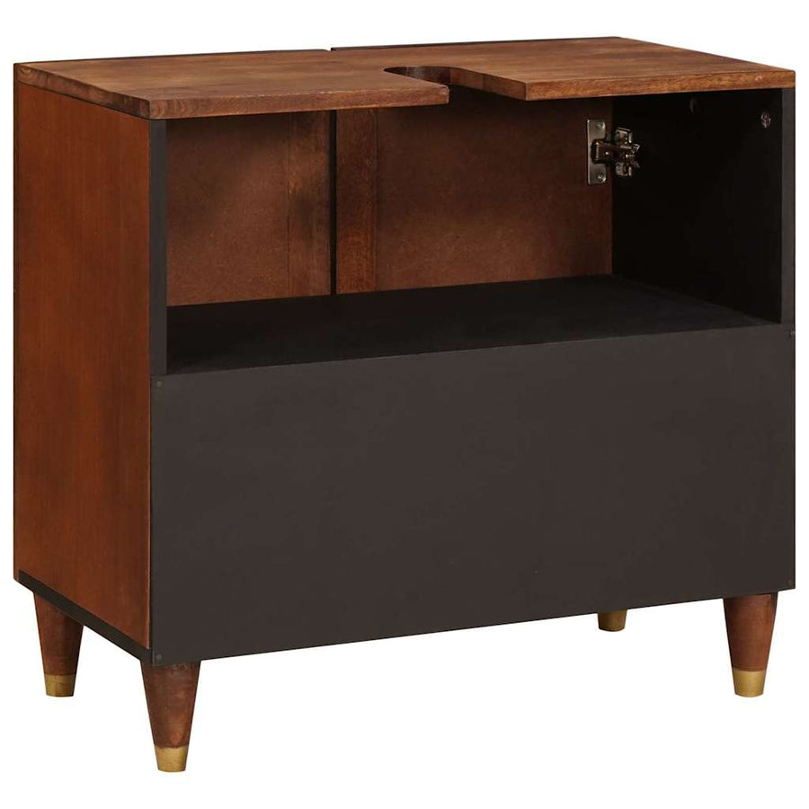 Wastafelkast met plank Bruin 62 x 33 x 58 cm Bewerkt hout