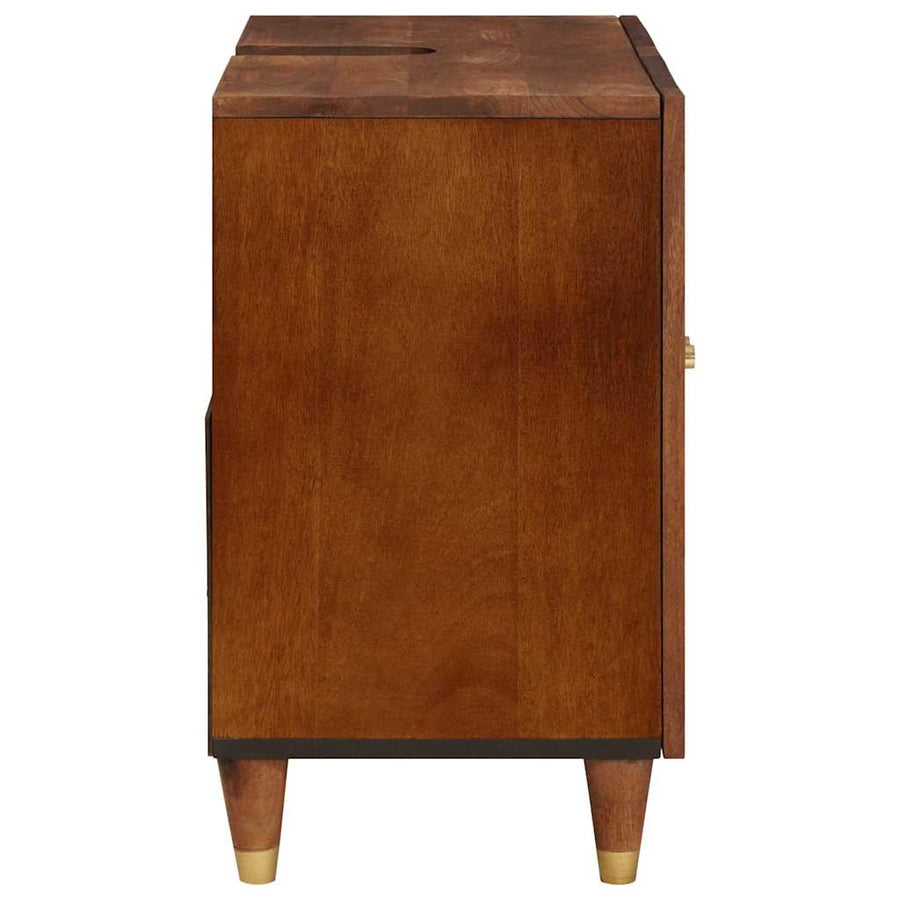 Wastafelkast met plank Bruin 62 x 33 x 58 cm Bewerkt hout