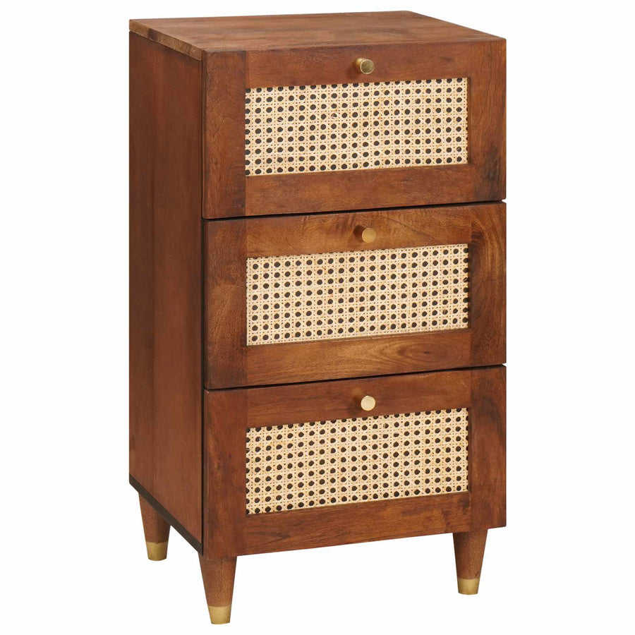 Dressoir met lade Bruin 40 x 33,5 x 75 cm Massief Mango Hout