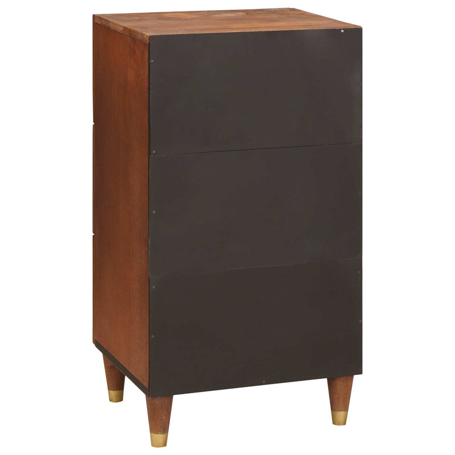Dressoir met lade Bruin 40 x 33,5 x 75 cm Massief Mango Hout