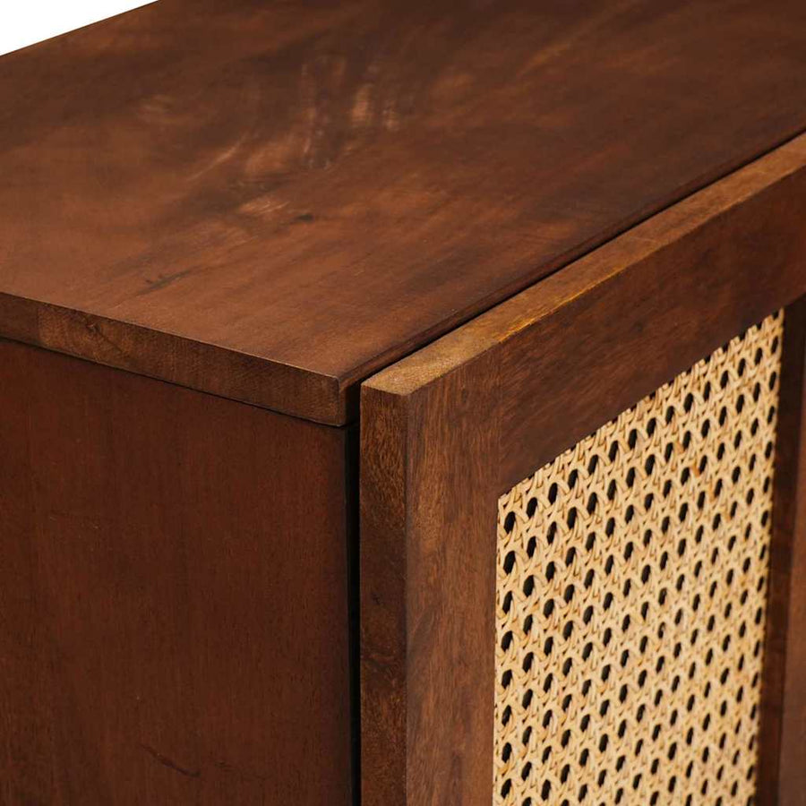 Dressoir Bruin 90 X 33,5 X 75 Cm Massief Mango Hout