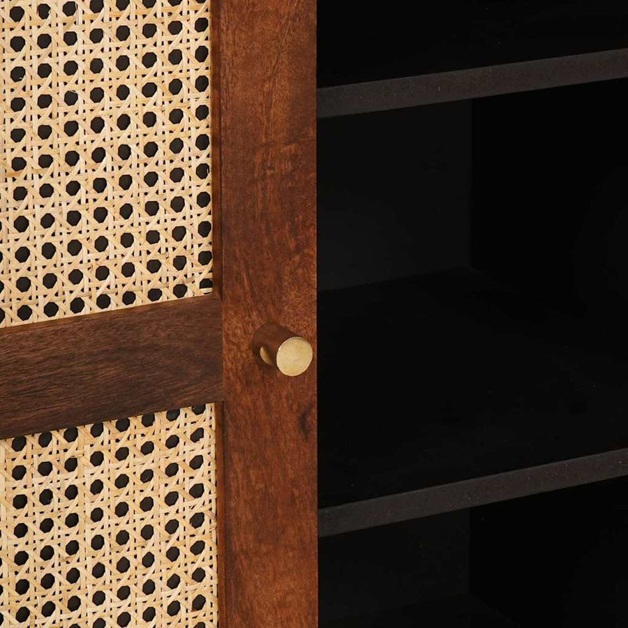 Dressoir Bruin 90 X 33,5 X 75 Cm Massief Mango Hout