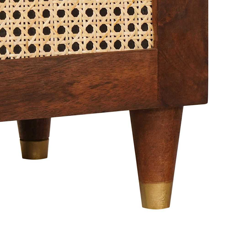 Dressoir Bruin 90 X 33,5 X 75 Cm Massief Mango Hout