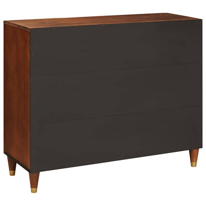 Dressoir Bruin 90 X 33,5 X 75 Cm Massief Mango Hout
